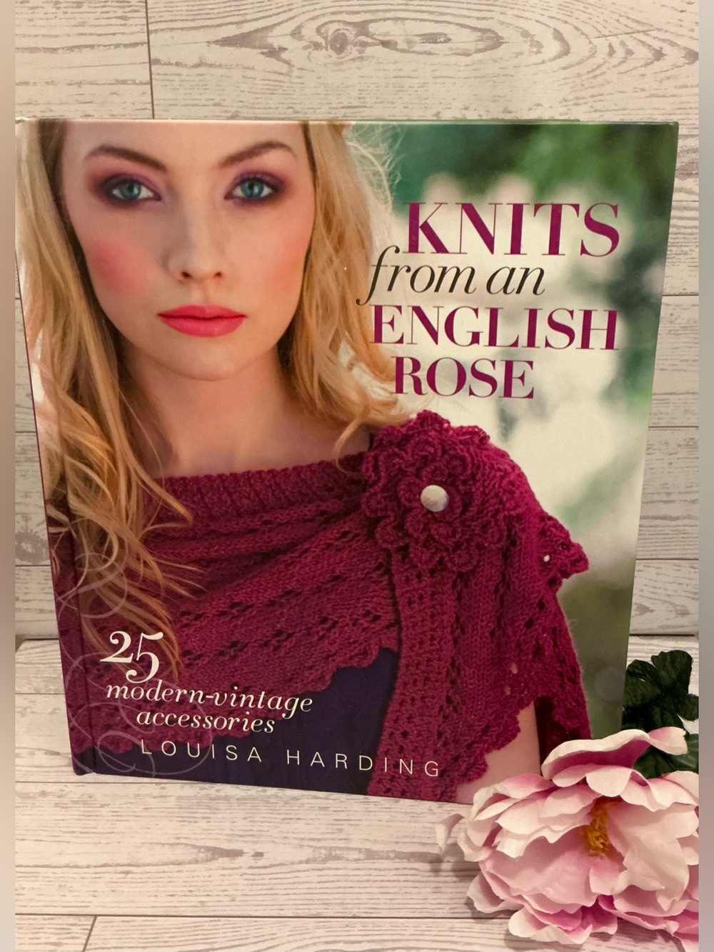 Knits from an English Rose - hardcover book